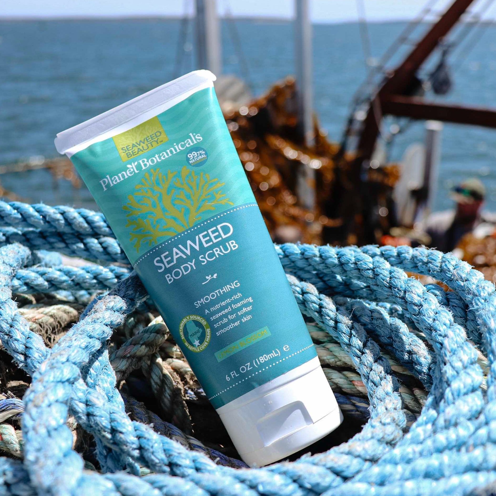 Seaweed Body Scrub · 6oz · Botanicals Heritage Seaweed