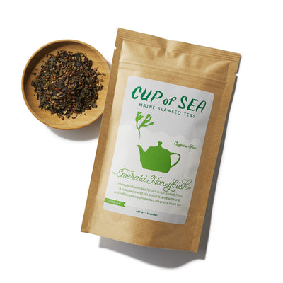 Emerald Honeybush by Cup of Sea - front with loose-leaf
