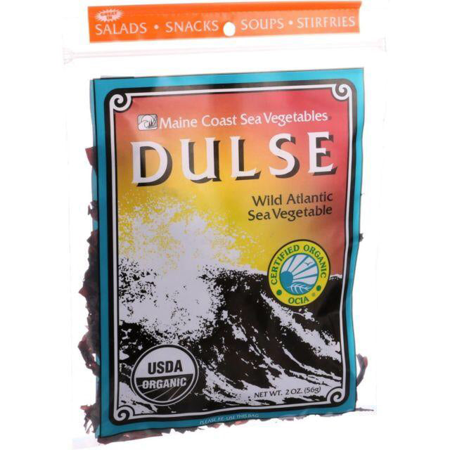 Dulse Seaweed Salt Blend, Hand-Harvested Off The Maine Coast. 3.6 oz Grinder.  .96 WT (3221) - Maine Sea Salt Company
