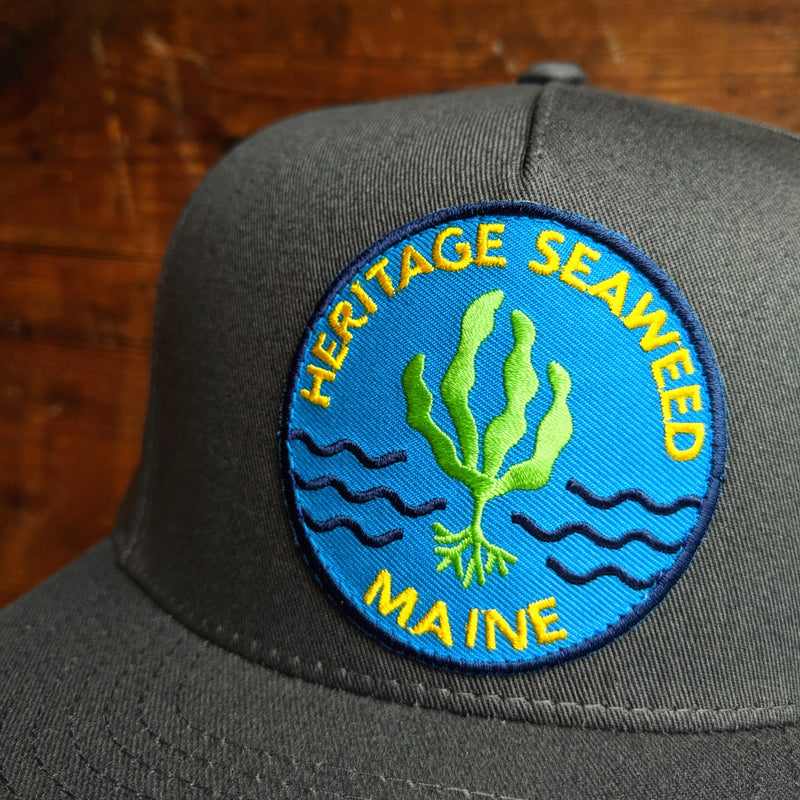 Heritage Seaweed Adjustable Snapback Hat (Slate)