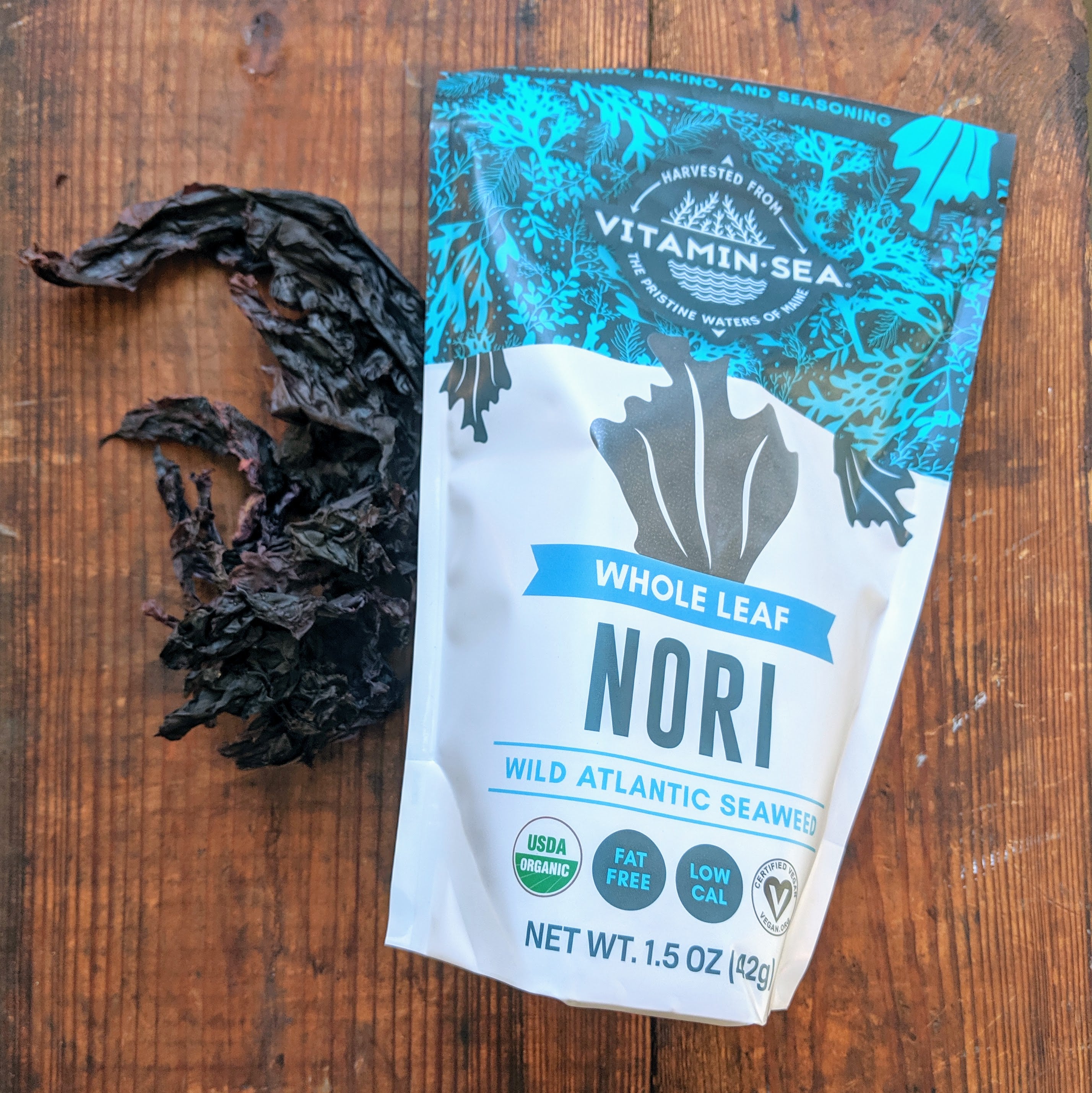 Wild Atlantic Laver (Nori) · 1.5oz Whole Leaf · VitaminSea