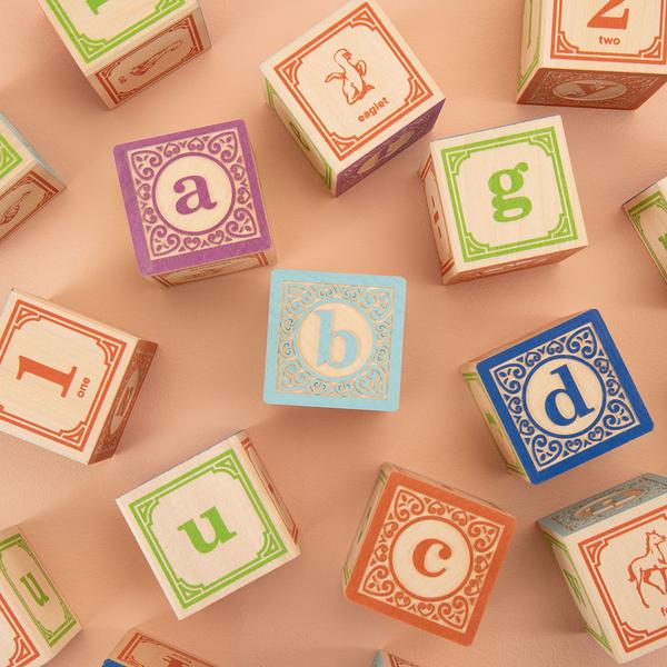 ABC Lowercase Alphabet Wood Blocks