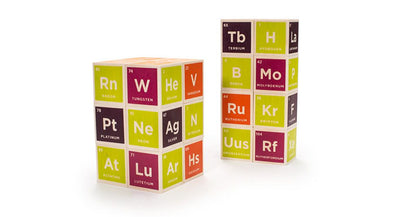 Chemistry Elements - Wood Blocks