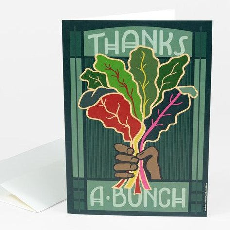 Thanks A Bunch Card Greeting Card