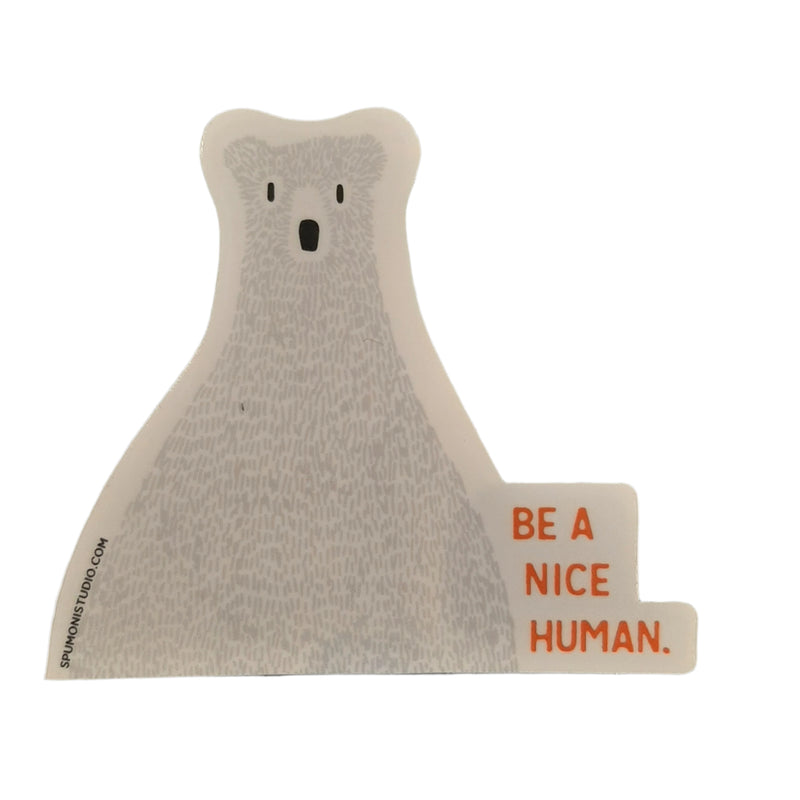 Nice Human Sticker
