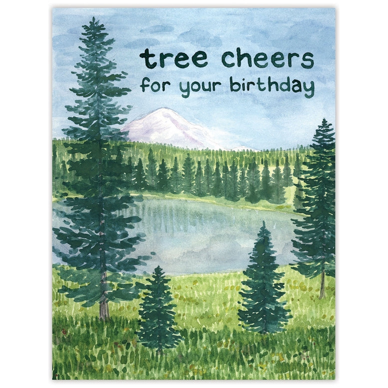 "Tree Cheers" Birthday Card · Yardia