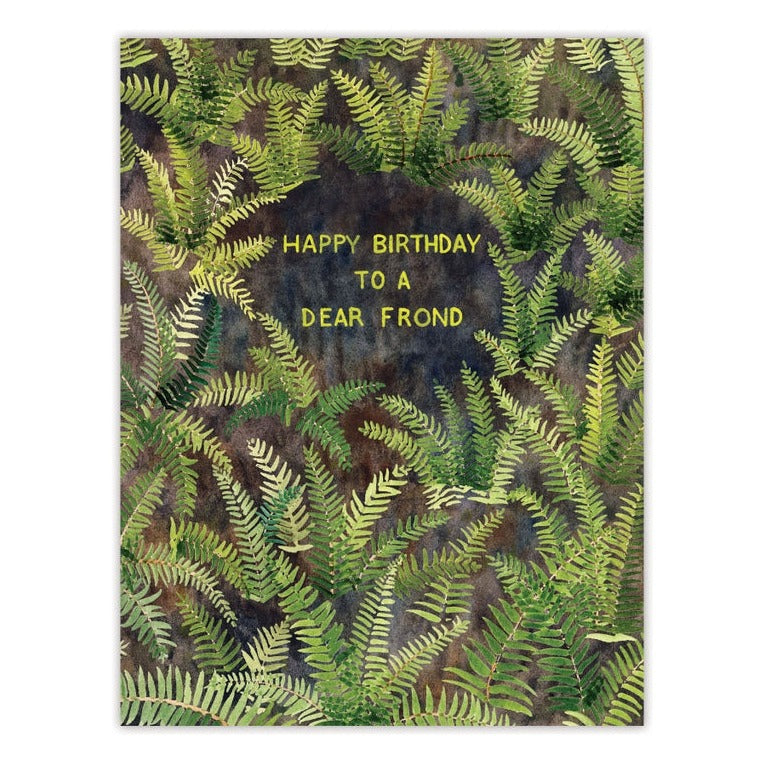 Birthday Frond Card · Yardia
