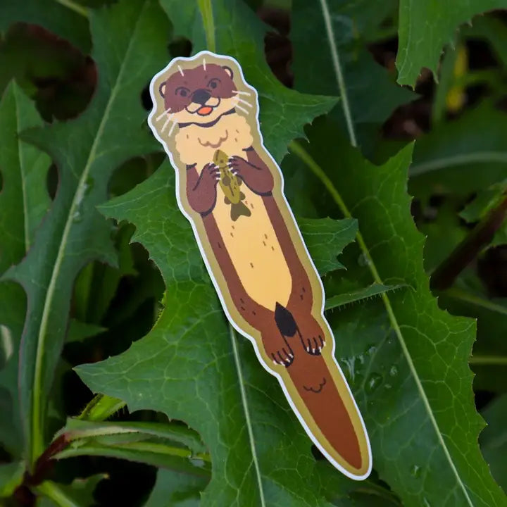 Floating River Otter Sticker – Heritage Seaweed