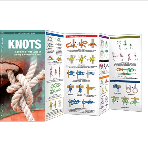Knots: A Folding Pocket Guide to Scouting & Household Knots