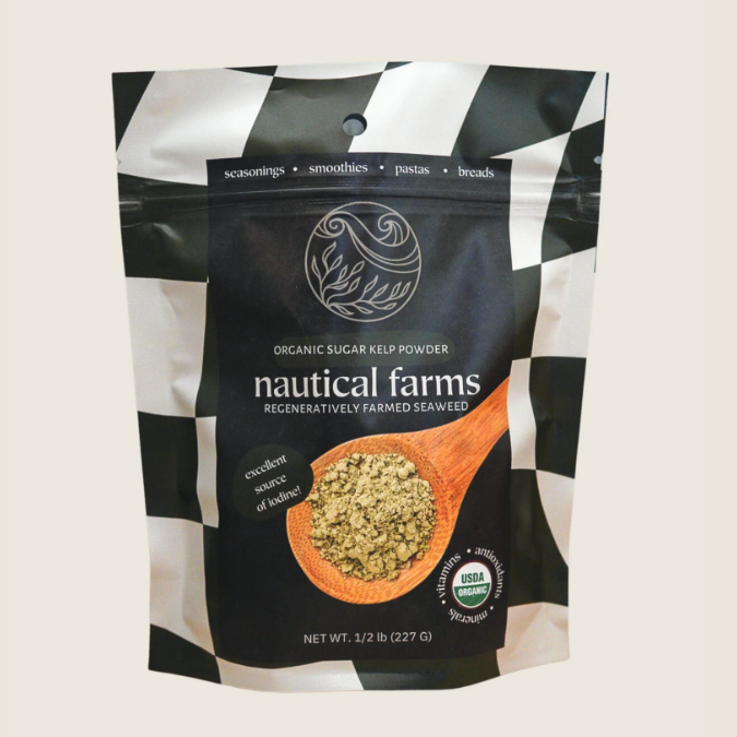 Organic Sugar Kelp Powder · 8oz · Nautical Farms