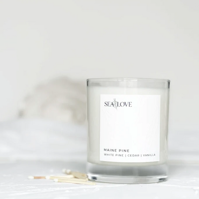 Maine Pine Candle by Sea Love