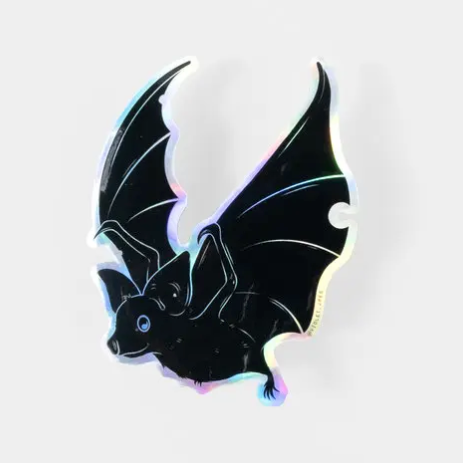 Holographic Bat Sticker