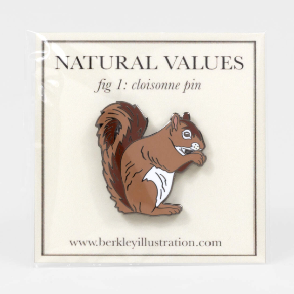 Squirrel Enamel Pin