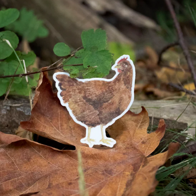 Chicken Vinyl Sticker · Rhode Island Red Hen · Yardia