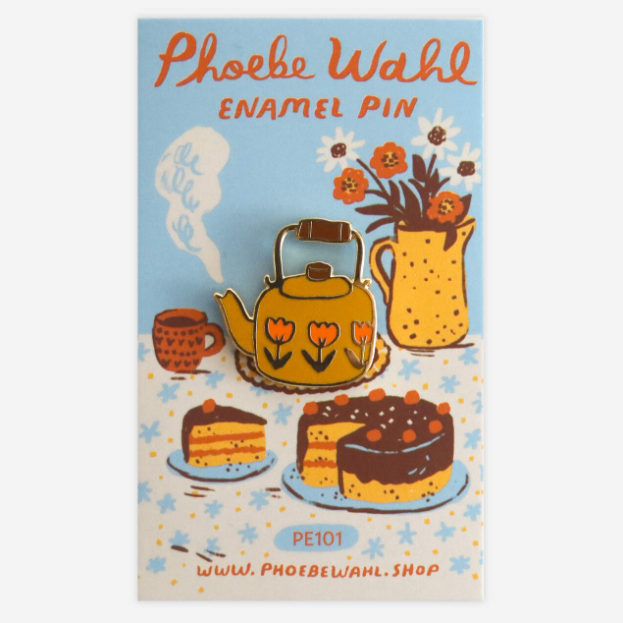 Kettle Enamel Pin