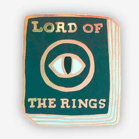Lord of the Rings Enamel Book Pin
