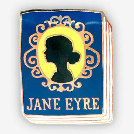 Jane Eyre Enamel Book Pin