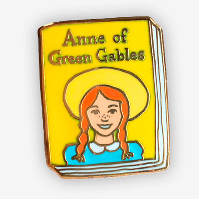 Anne of Green Gables Enamel Book Pin