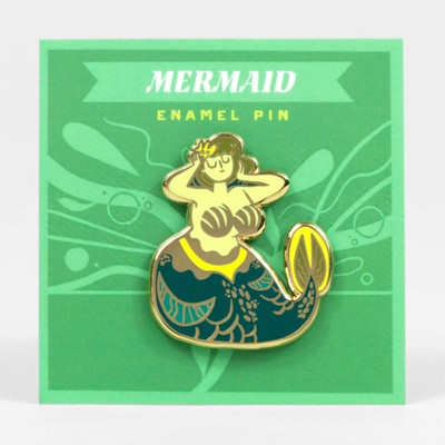 Sea Goddess Mermaid Enamel Pin