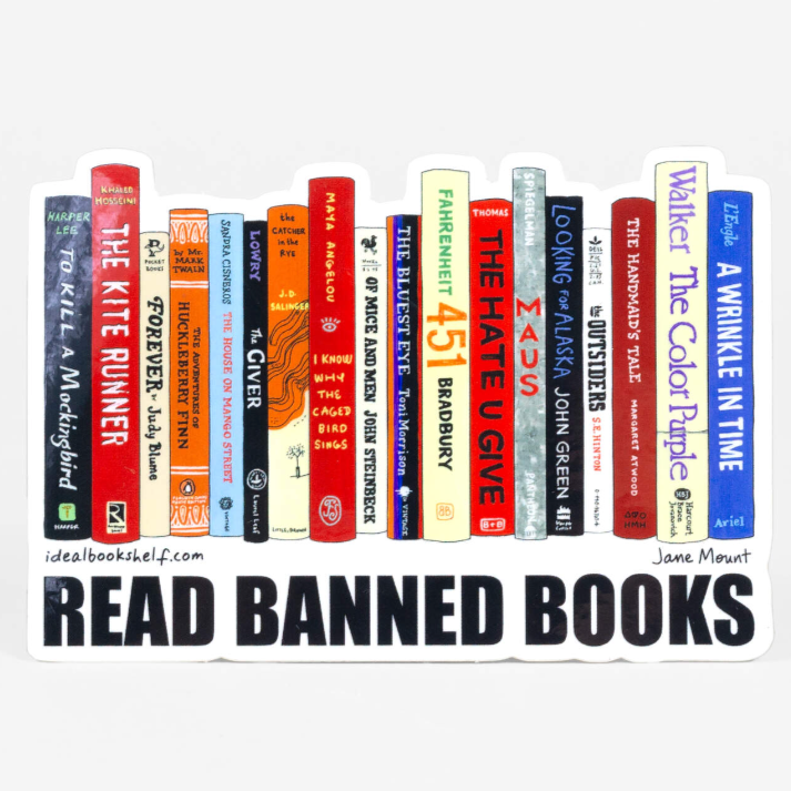 Read Banned Books Sticker