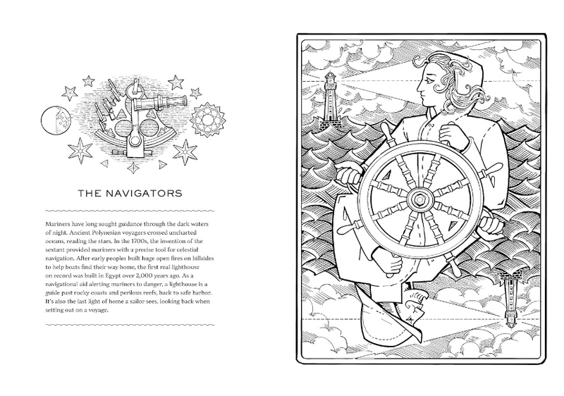 Working Boats Coloring Book