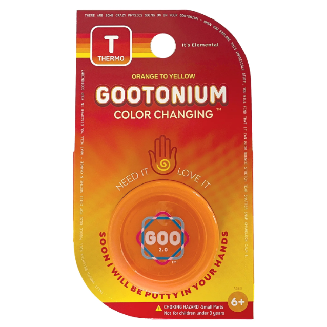 Large Gootonium: Thermo Orange To Yellow - 50gm