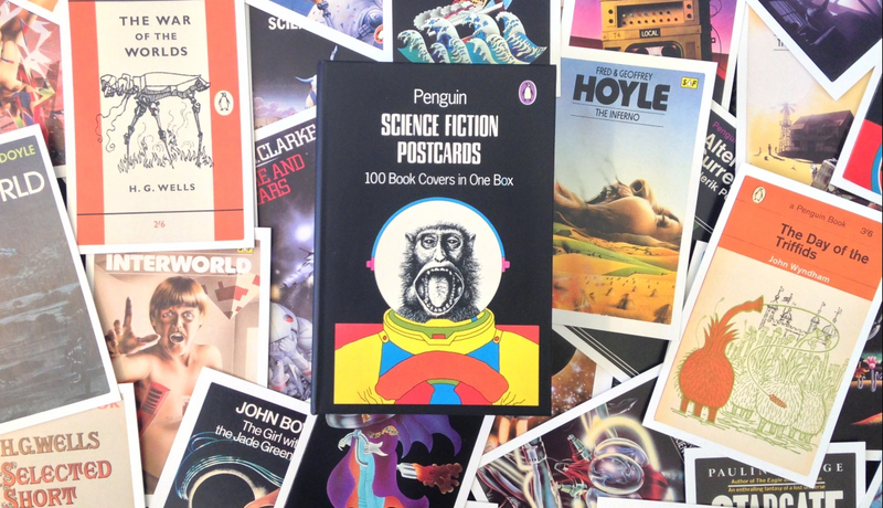 Penguin Science Fiction Postcards: 100 Book Covers in One Box