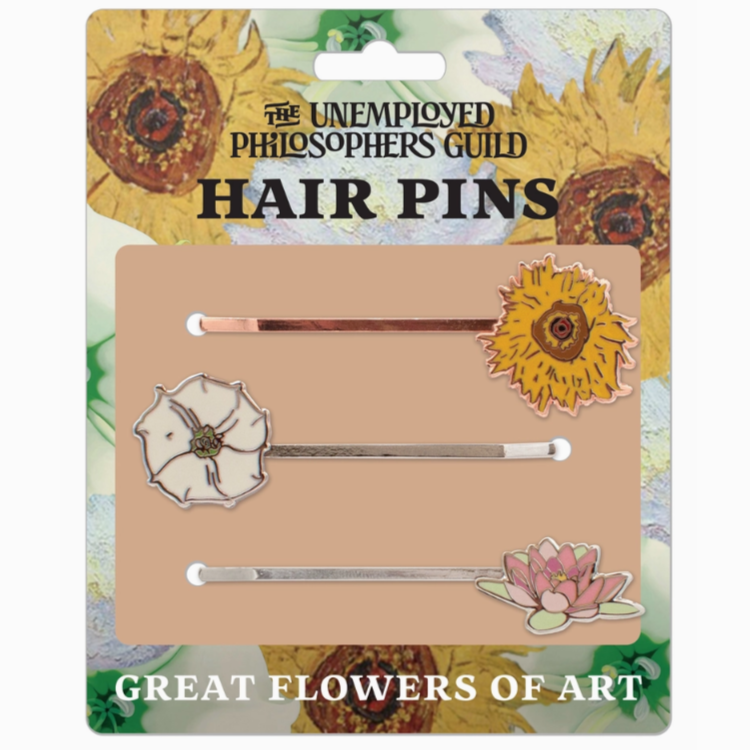 Great Flowers of Art Hair Pins