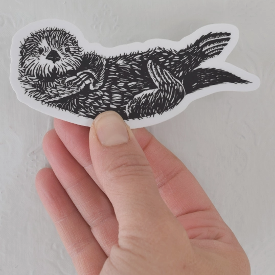 Otter Sticker