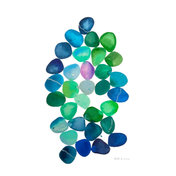 Sea Glass · 8.5x11 Fine Art Print · Kristin Simmons