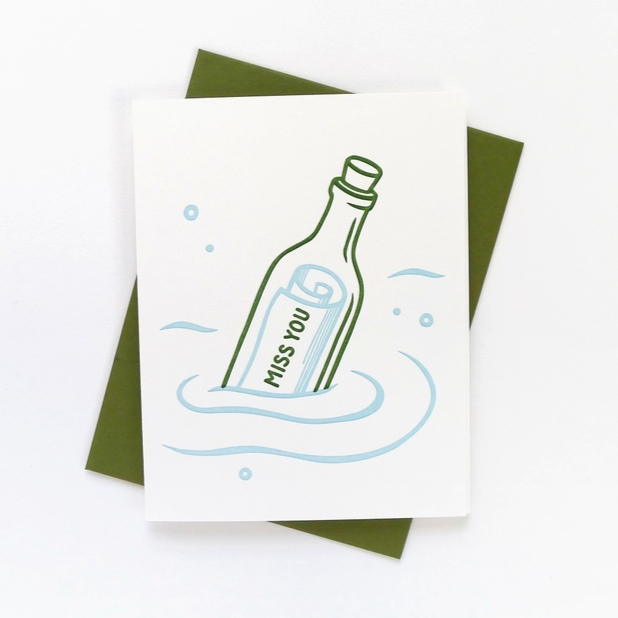 Miss You Card