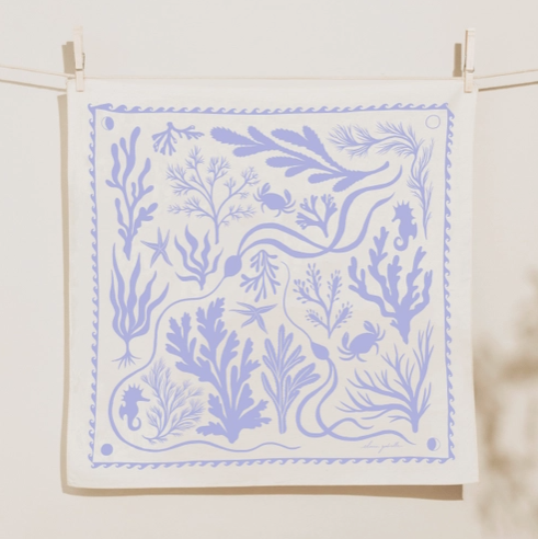 Tides Bandana · Stone on Natural