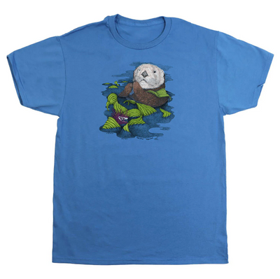Sea Otter Adult Denim T-shirt · Liberty Graphics