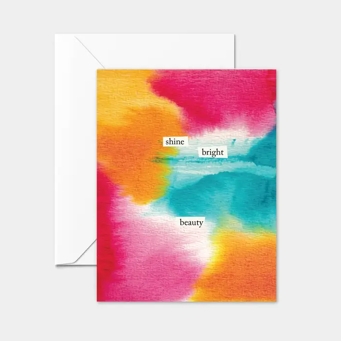 Shine Bright Beauty Greeting Card