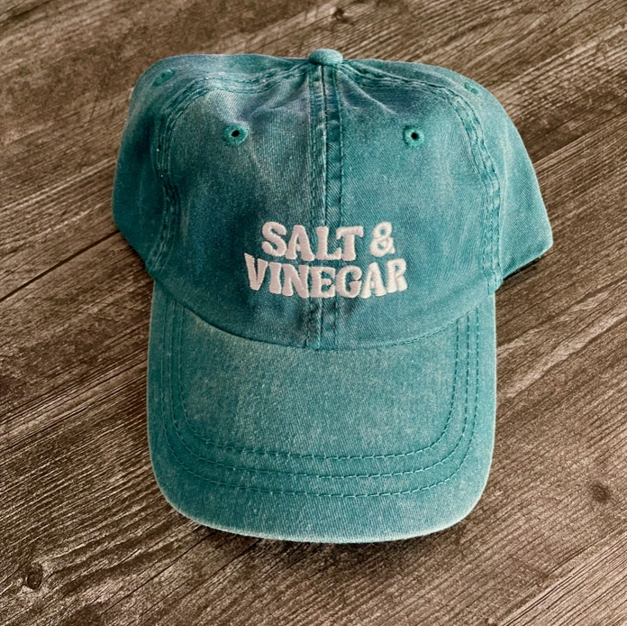 Salt and Vinegar · Embroidered Relaxed-Fit Hat
