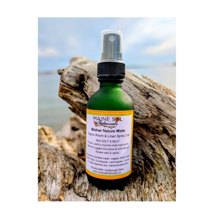 Sea Salt & Kelp · Room & Linen Mist 2oz · Maine Sol Botanicals