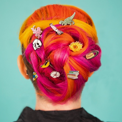 Great Flowers of Art Hair Pins