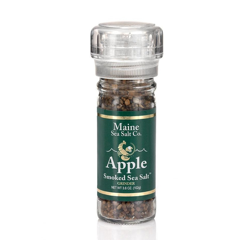 Maine Sea Salt Apple Smoked · 3.6oz Grinder · Maine Sea Salt Co