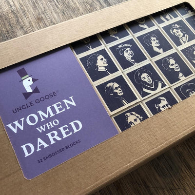 Women Who Dared · Wood Blocks