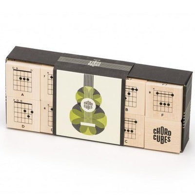 Guitar Chords wood blocks by Uncle Goose
