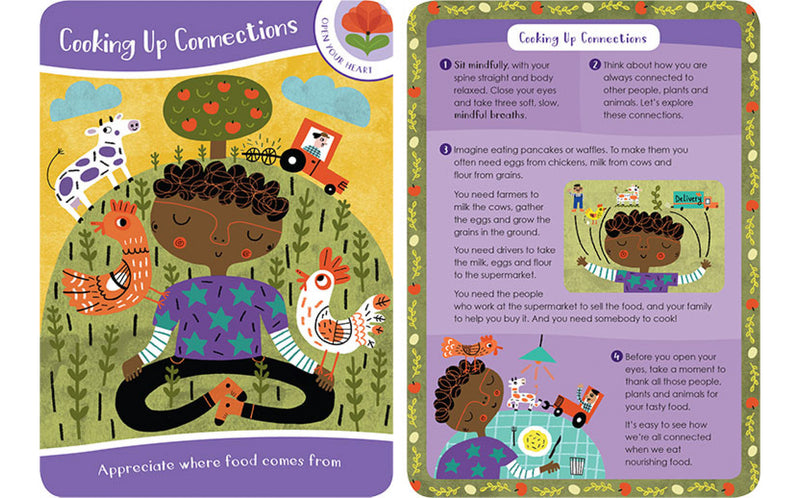 Mindful Kids card deck - 50 Activities for Calm, Focus and Peace