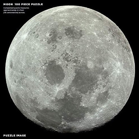 100-Piece Moon Puzzle: Featuring NASA Photography