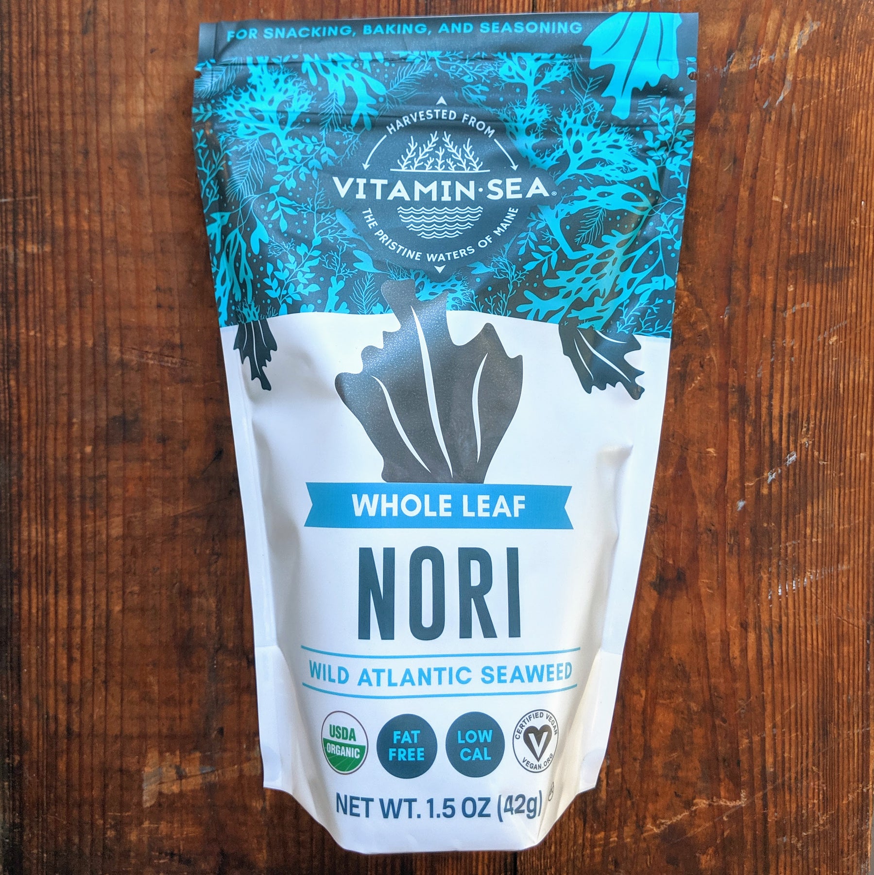 Wild Laver Wild Atlantic Laver (Nori) · 1.5oz Whole Leaf · VitaminSea