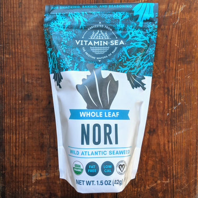 Laver (Wild Atlantic Nori) · 1.5 oz · Organic Dried Maine Seaweed from VitaminSea