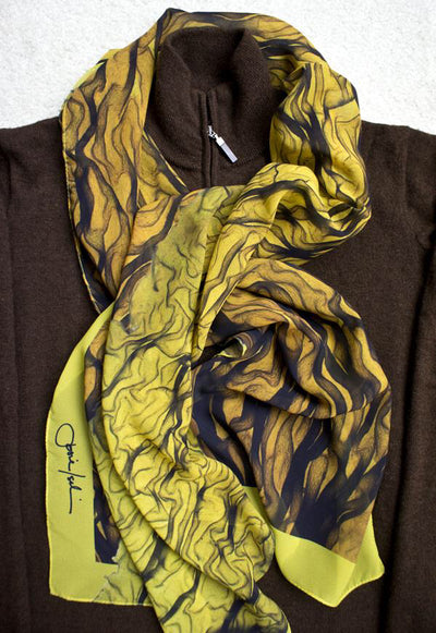 Josie Iselin Seaweed Inspired Scarf