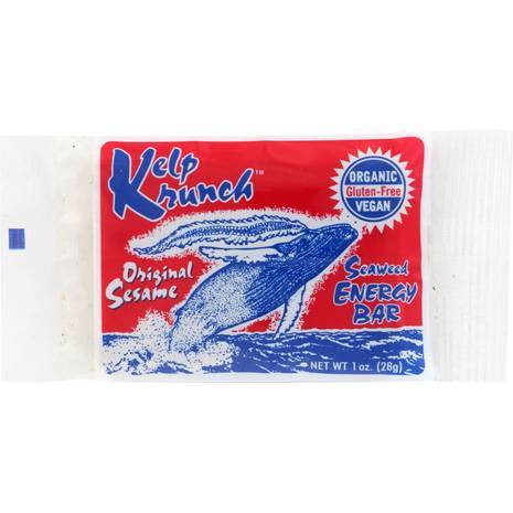 Kelp Krunch Bar · Original Sesame · Organic Seaweed Snack by Maine Coast Sea Vegetables