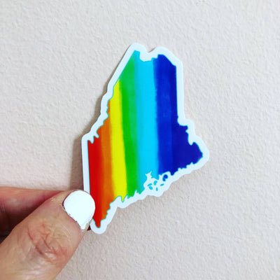 Maine Pride Sticker · Gray Day Studio