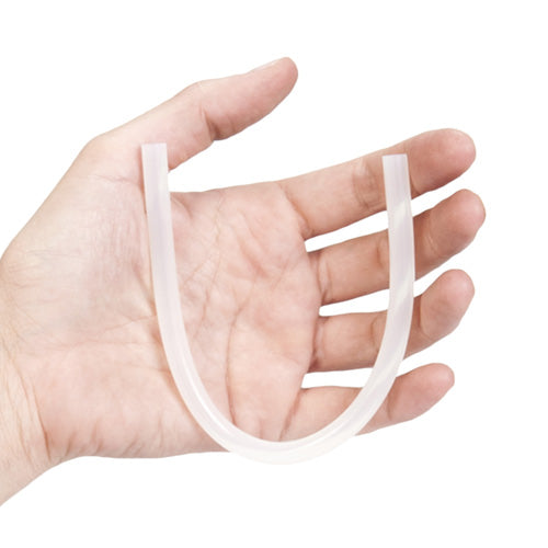 Reusable Sustainable Silicone Straw - White