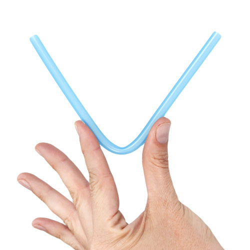 Reusable Sustainable Silicone Straw - Blue
