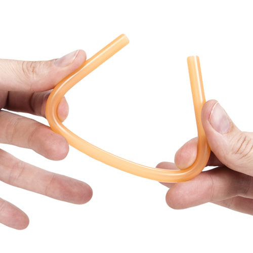 Reusable Sustainable Silicone Straw - Orange